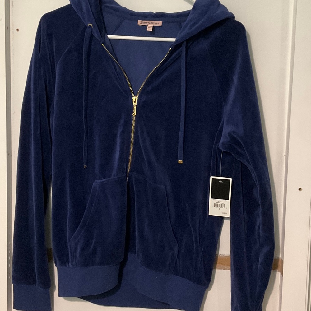 Juicy Couture Deep Blue Velour Jacket